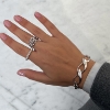 Billede af Mads Z "Crown Princess" ring 14 kt. hvidguld brillanter ialt 0,75 w/si (str 50-60)