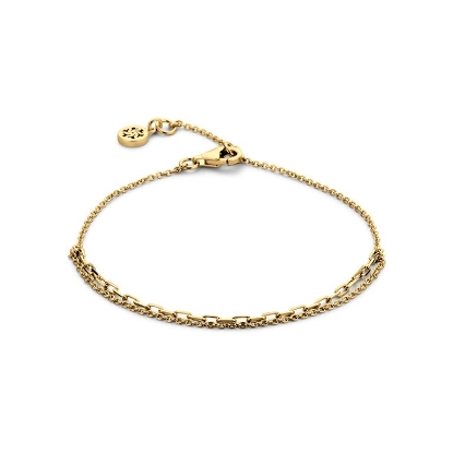 Billede af *Spirit Icons Scarlet armbånd forgyldt sølv (17-19 cm)