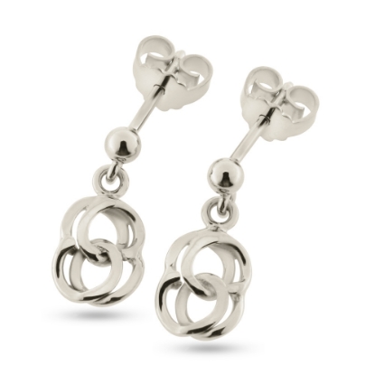 Billede af Ørehængere "Bismark" i sølv