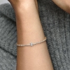 Billede af Pandora Funklende Halo Tennisarmbånd forgyldt metalblanding (20 cm)
