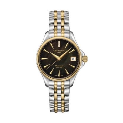Billede af Certina DS Action Lady Diamonds dameur stål/doublé 34mm 20bar