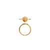 Billede af STINE A Vintage Shell ring forgyldt sølv m. cz (str. 52-56)