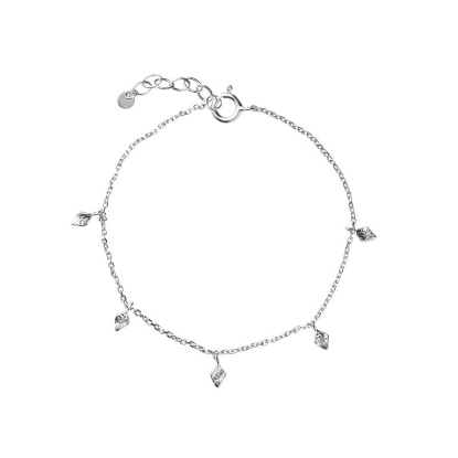 Billede af STINE A armbånd Tout Petit Ile De L'Amour sølv (15,5-17,5 cm)