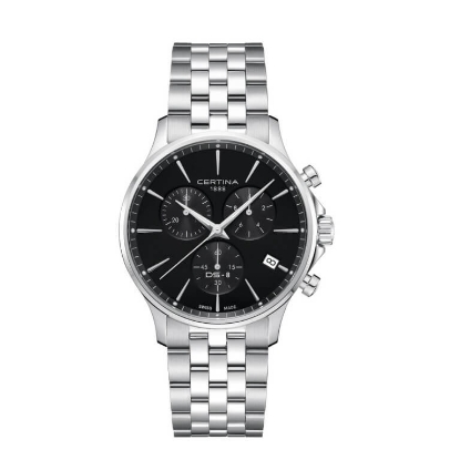 Billede af Certina DS-8 Chrono herreur stål kronograf 41 mm 10 bar