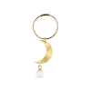 Billede af Jane Kønig Half Moon Creole With Pearl ørering forgyldt sølv (1 stk) 
