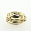 Billede af Ring med guldtråde 1 brillant 0,01 w/vs. 14 kt. (Trådring) facon + 5,9 gr. (prisen er excl. guld)
