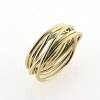 Billede af Ring med guldtråde 1 brillant 0,01 w/vs. 14 kt. (Trådring) facon + 5,9 gr. (prisen er excl. guld)