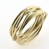 Billede af Ring med guldtråde 1 brillant 0,01 w/vs. 14 kt. (Trådring) facon + 5,9 gr. (prisen er excl. guld)