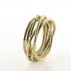 Billede af Ring med guldtråde 1 brillant 0,01 w/vs. 14 kt. (Trådring) facon + 5,9 gr. (prisen er excl. guld)