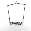 Billede af Slipsekæde med udsavet monogram, 2 bogstaver 14 kt. hvg.