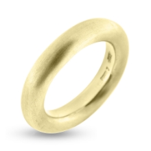 Billede af Ring, 5 mm. 3/4 rund tråd, massiv,  14 kt.