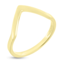 Billede af Ring V ring 8 kt. (Vring)