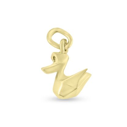 Billede af Vedhæng HC Andersen, "Den grimme ælling" i forgyldt sølv