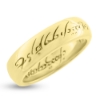 Billede af Ring Ringenes Herre 925s forgyldt (forgyldning vil blive slidt af ved brug !)