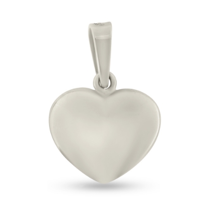 Billede af Vedhæng hjerte, massivt 925s.