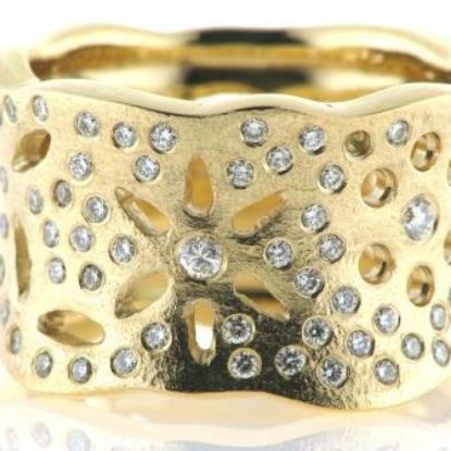 Billede af Brillanter fattet i gnidefatn.(forrivning) evt. fattet ifusionsring, incl. stene, priser FRA