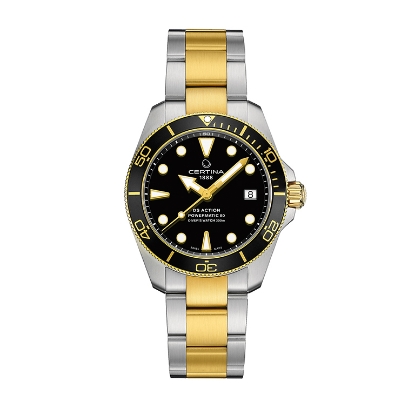 Billede af Certina DS Action Diver Automatisk Black Bicolor 300m safirglas 38mm