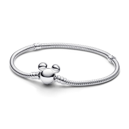 Billede af Pandora DISNEY Mickey Mouse armbånd sølv (16-23 cm)