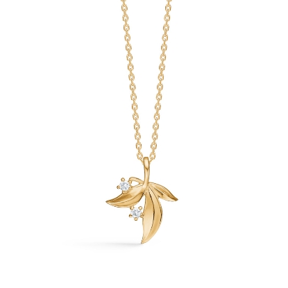 Billede af Mads Z "Olive Love" vedhæng 14 kt. m. 0,05 ct w/si ekskl. kæde