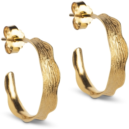 Billede af ENAMEL Copenhagen Ane Small hoop fg. sølv