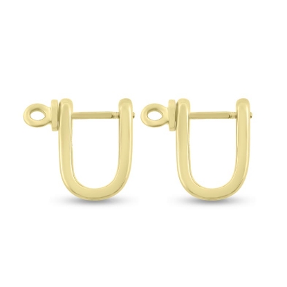 Billede af Ørestik sjækel 14 kt. 585 (1. par)