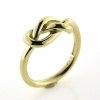 Billede af Ring m. knude (knob) 14 kt. facon + 5,9 gr. (prisen er excl. guld)