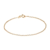 Billede af Armbånd anker rund 8kt t 0,40/br 1,5mm 17cm
