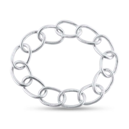 Billede af Armlænke, vreden tråd, 2,5 mm. 14 kt. hvg.