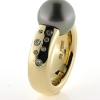 Billede af Ring med ferskvands perle ca. 11 mm. 14 kt.