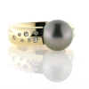 Billede af Ring med ferskvands perle ca. 11 mm. 14 kt.