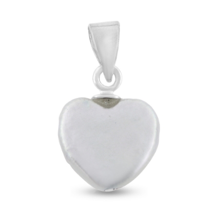 Billede af Vedhæng hjerte fv. perle 925s