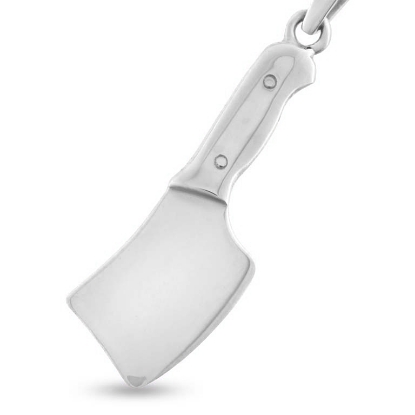 Billede af Vedhæng slagterhakke, flækøkse slagter 925s