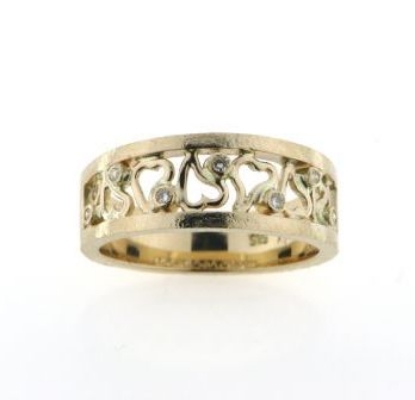 Billede af Ring med 7 brill., 14 kt.