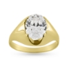 Billede af Ring m. syn sten 8*10 mm 14 kt