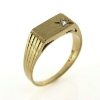 Billede af Herrering m. syn. sten 14 kt. facon 4,4 gr. (prisen er excl. guld)