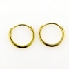 Billede af Creol ørering 1,3mm. 17,5 mm. 14kt.