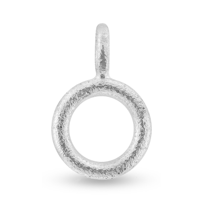 Billede af Vedhæng Circles 11 mm. 925s (overflade sand)