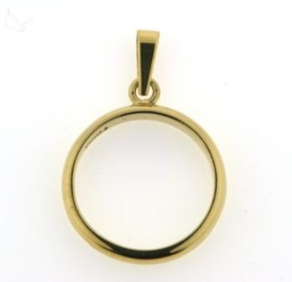 Billede af Vedh. af ring m. øsken + patz 14 kt