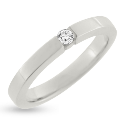 Billede af Alliancering 0,08 w/vs. 14 kt. hvidguld