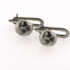 Billede af Kjoleknapper knude, massiv dia. 7,6 mm. 925s. (flad bagside)