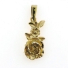 Billede af Vedhæng blomst (rose)14 kt