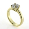 Billede af Ring 4 grab. fatning, syn. sten, 8,0 mm. 14 kt