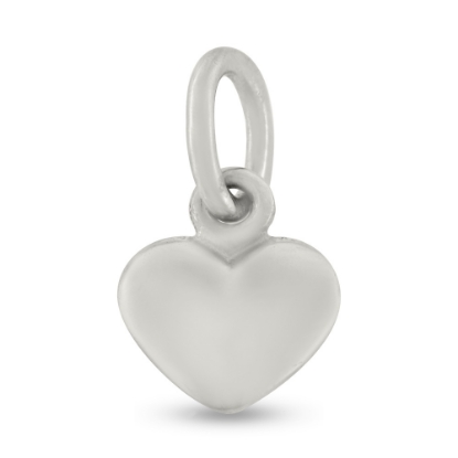 Billede af Vedhæng hjerte, massivt 14 kt. hvg.