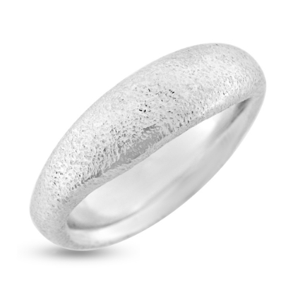 Billede af Ring bølget, massiv  14 kt. hvg.