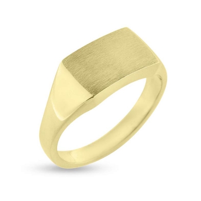 Billede af Herrering plade, massiv lukket