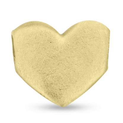 Billede af Vedhæng hjerte, massivt, hul til kæde, hj. 16 mm., br. 18 mm.