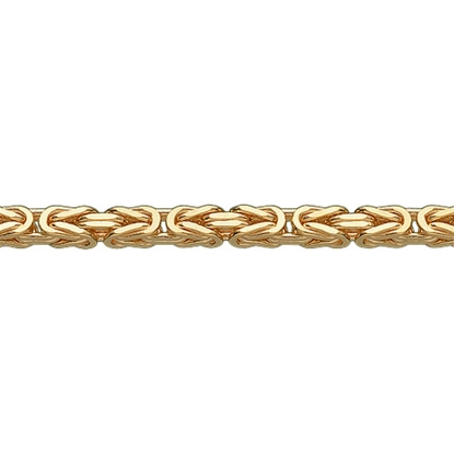 Billede af Kæde kongekæde 14kt bredde 4,80mm 80cm.