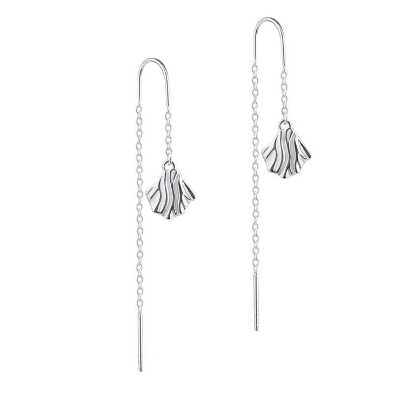 Billede af Aqua Dulce Hulda øreringe sølv