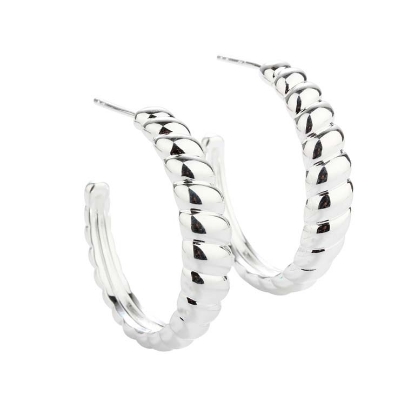 Billede af Aqua Dulce Big Suki øreringe sølv