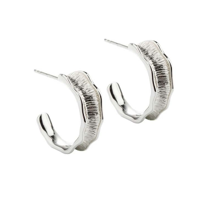 Billede af Aqua Dulce New Fanny øreringe sølv